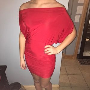Red party dress!